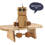 Personalised Name Ned in Oak