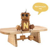 Personalised Initial Nedlet in Oak | Age: 3+
