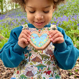 Hello Spring Heart in Beech | Age: 3+