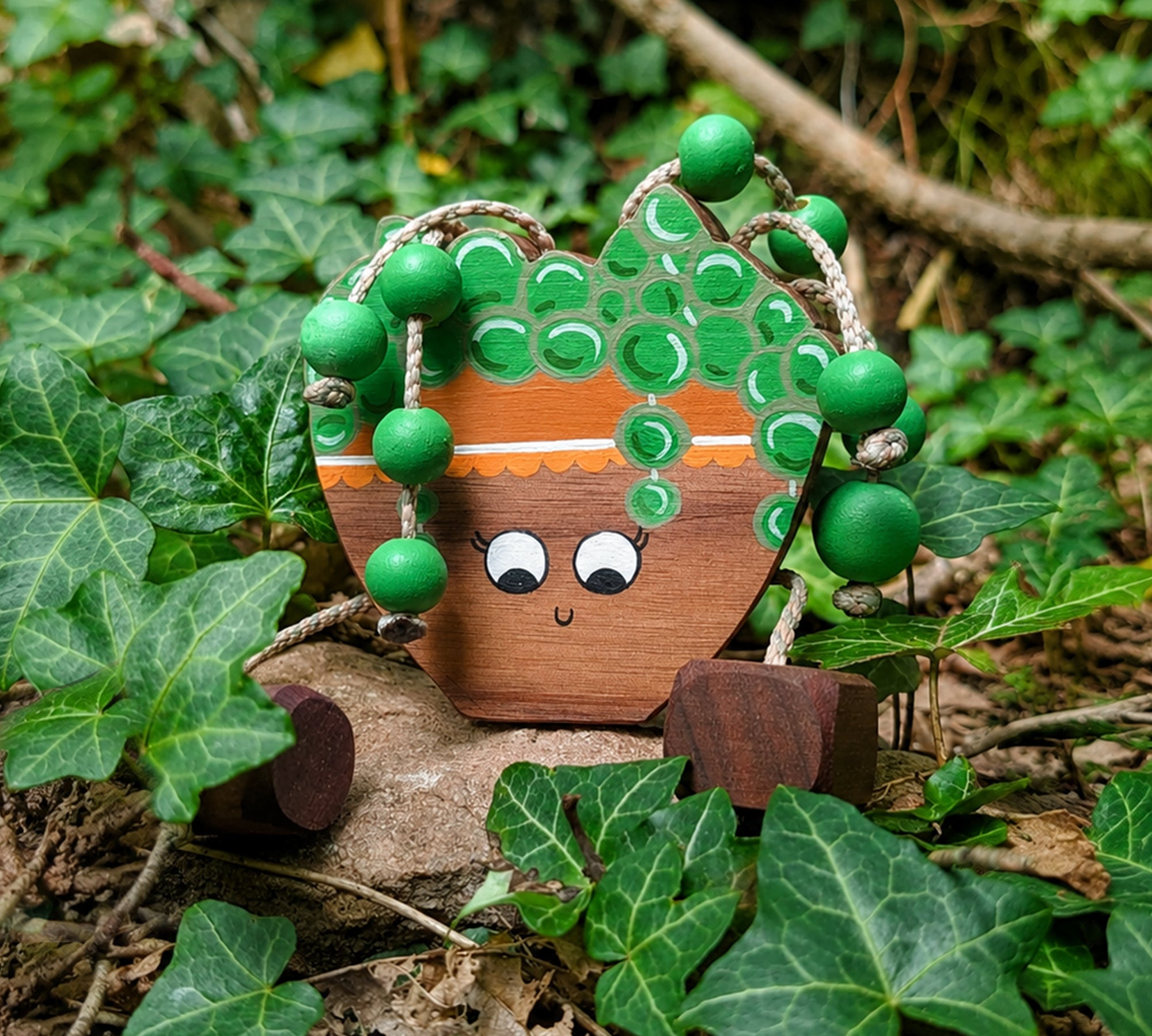 Pearl the Wooden House Plant in Beech | Age: 3+