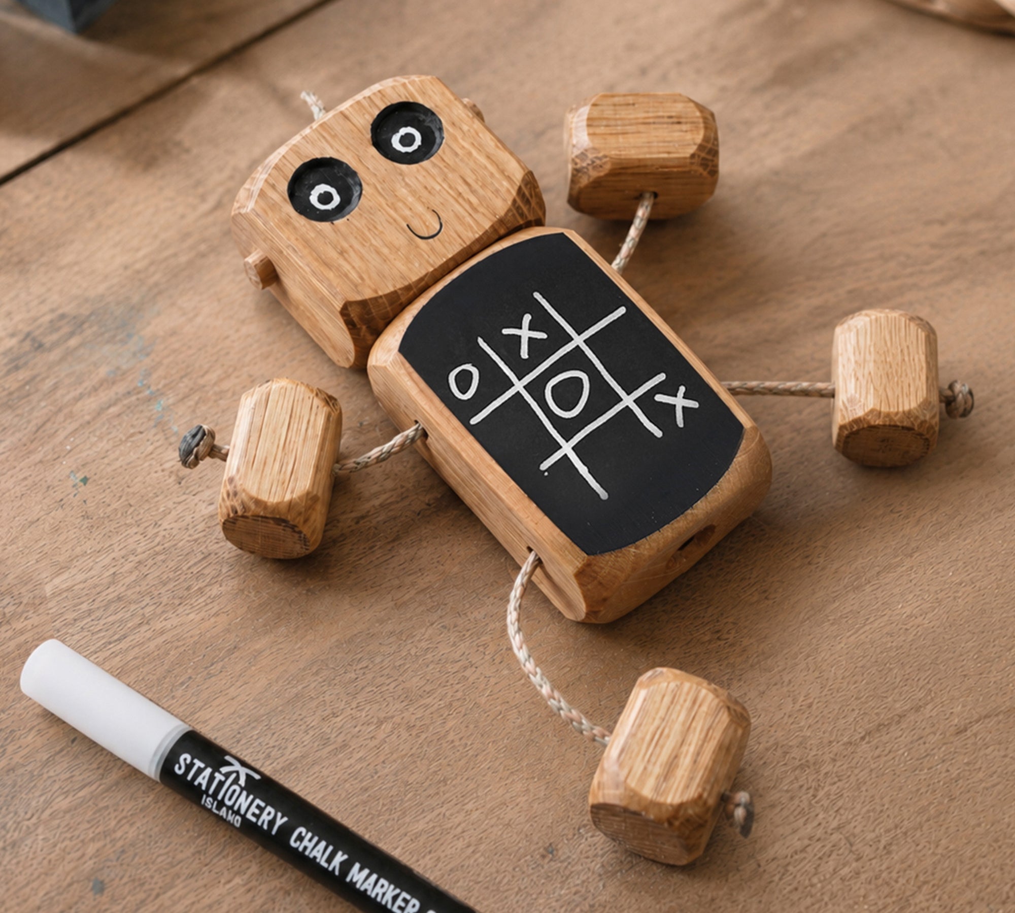Chalk Board Ned in Oak with Chalk Marker