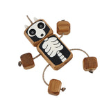 Skeleton Dog Nedlet in Oak | Age: 3+