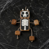 Skeleton Dog Nedlet in Oak | Age: 3+