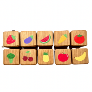full set of fruit and veg blocks