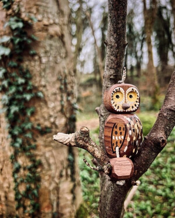 Mr Owl in Walnut